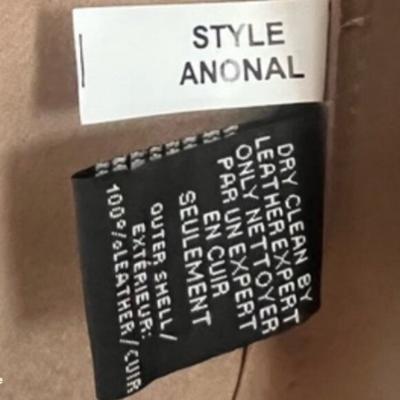 Lamarque light brown flutter sleeve zip crop top size M - Picture 5 of 5